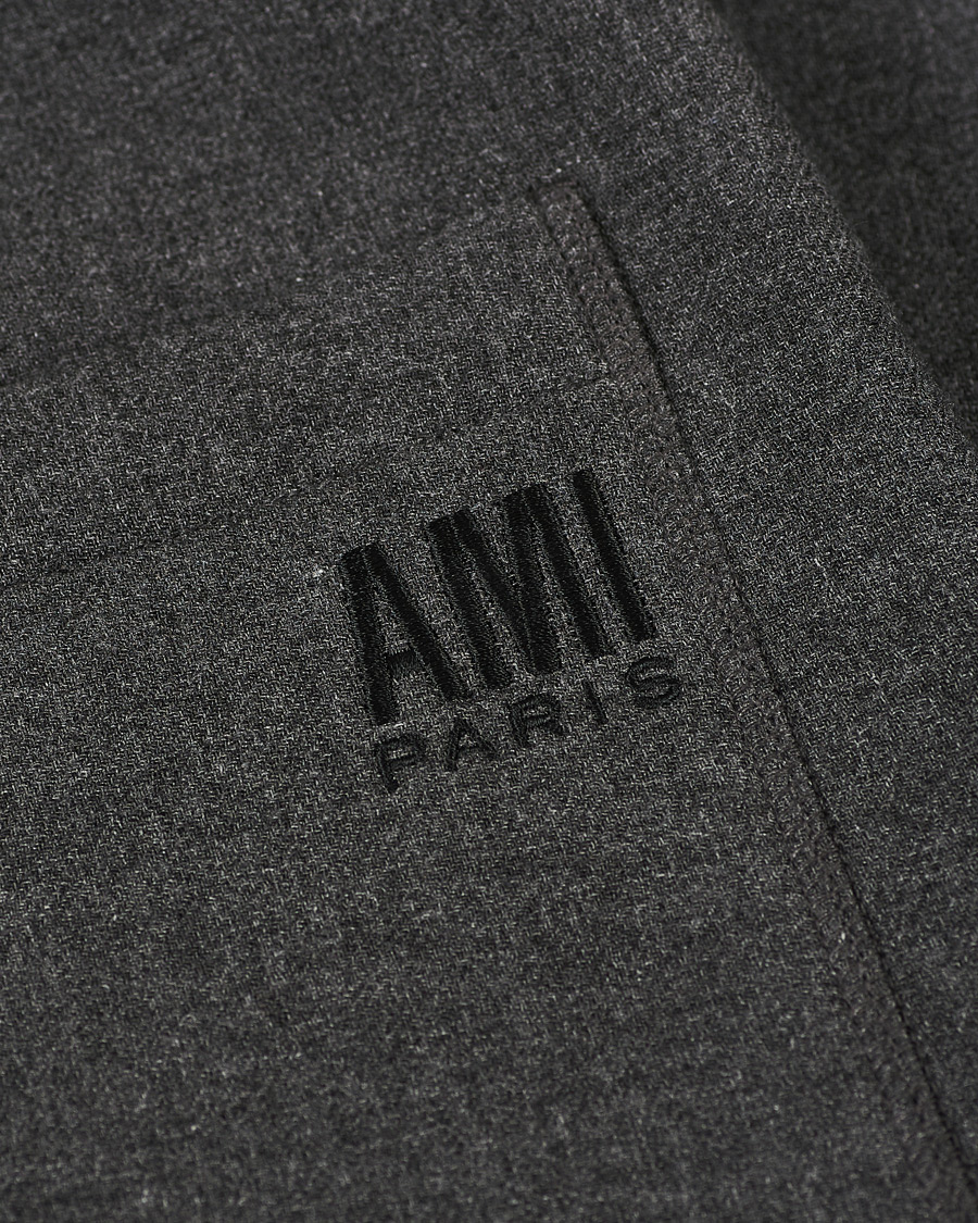 Herr | Byxor | AMI | Oversize Joggers Dark Grey Melange