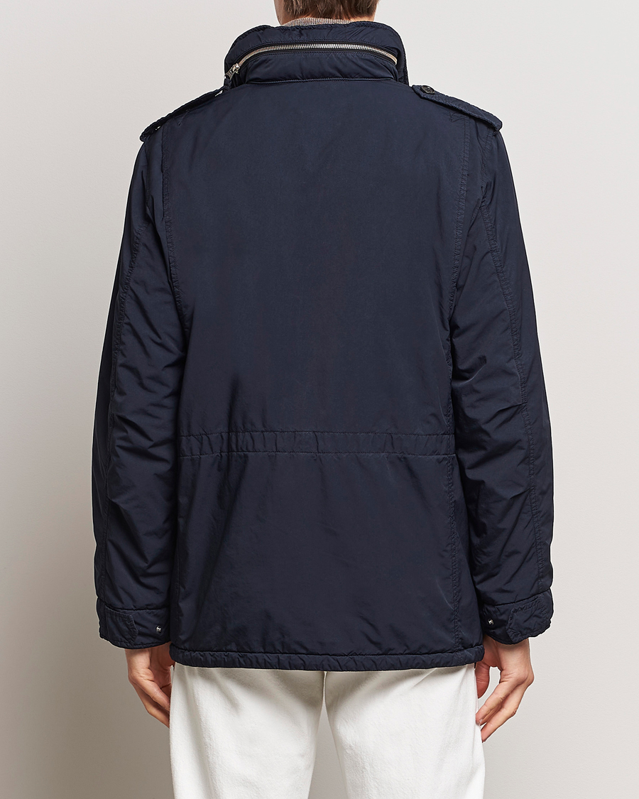 Herr | Jackor | Aspesi | Garment Dyed Field Jacket Navy