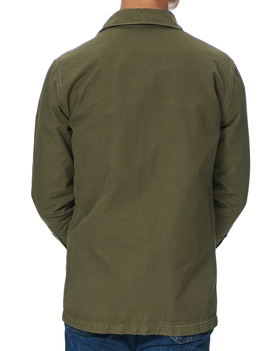 Herr | Skjortor | Aspesi | Hercules Cotton Overshirt Light Military