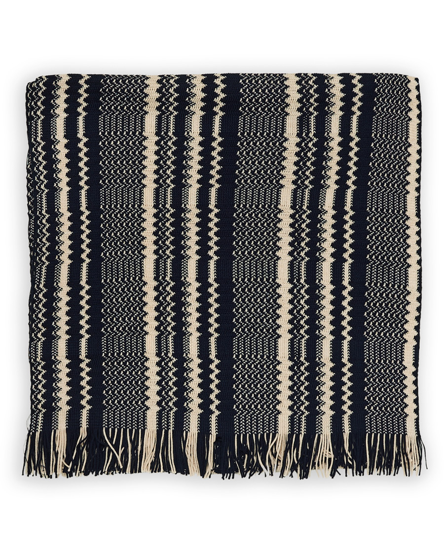 Herr | Missoni Wool Scarf Navy/Cream | Missoni | Wool Scarf Navy/Cream