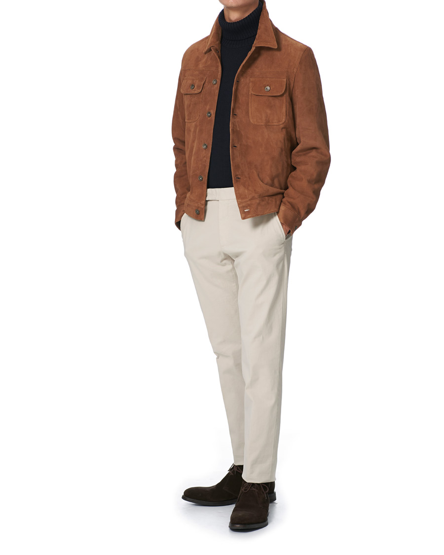 Herr | Tröjor | Zanone | Virgin Merino Wool Rollneck Navy