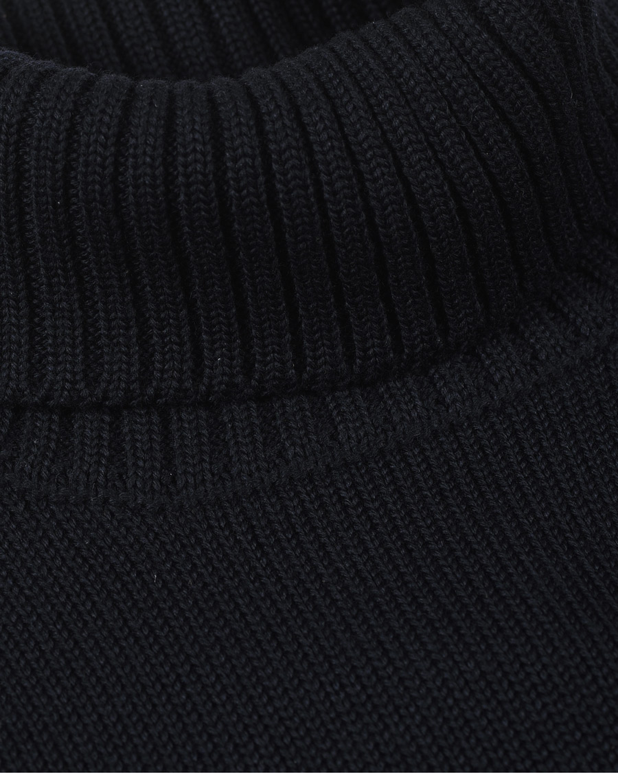 Herr | Tröjor | Zanone | Virgin Merino Wool Rollneck Navy