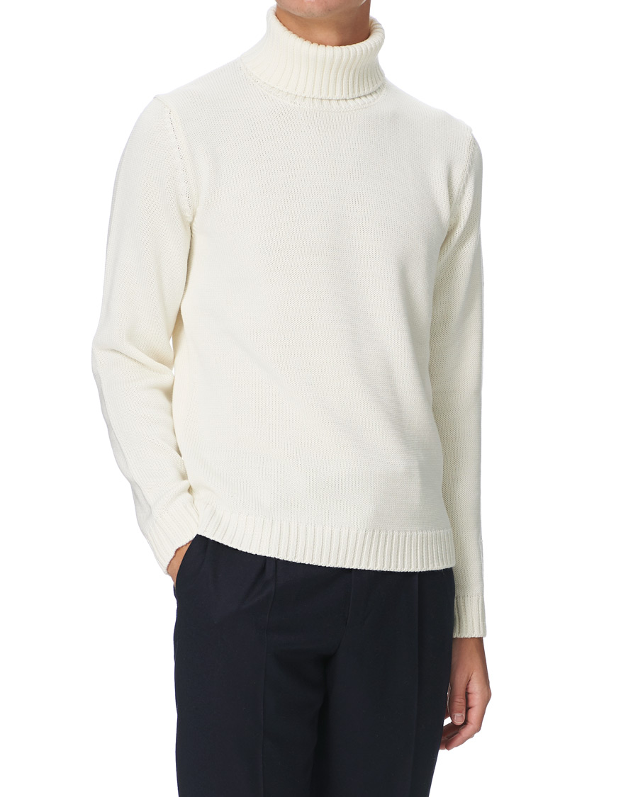 Herr | Tröjor | Zanone | Virgin Merino Wool Rollneck Latte