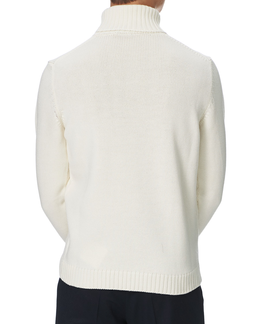 Herr | Tröjor | Zanone | Virgin Merino Wool Rollneck Latte