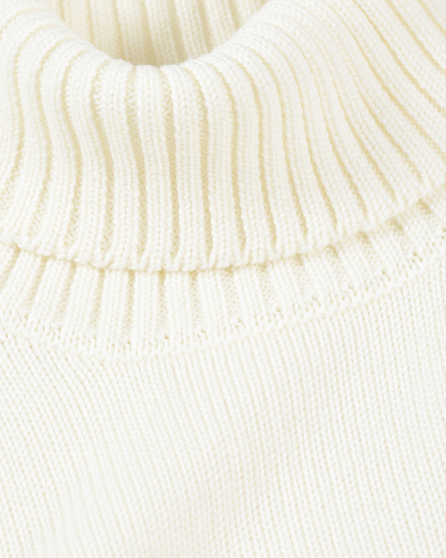 Herr | Tröjor | Zanone | Virgin Merino Wool Rollneck Latte
