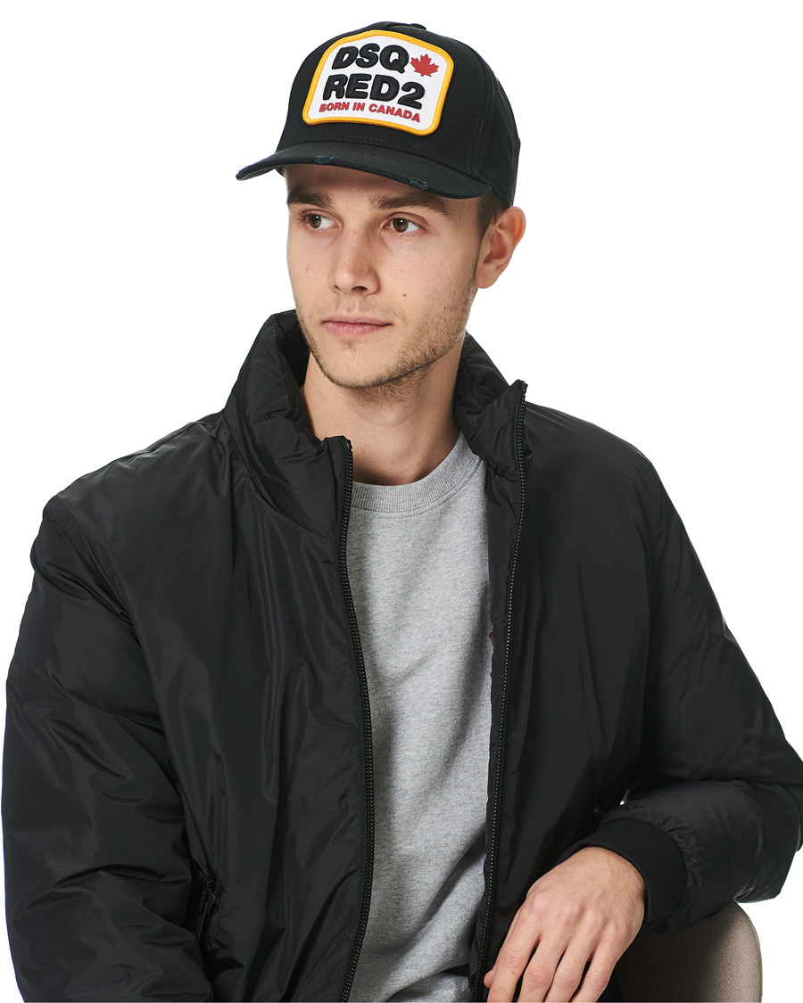 Herr | Dsquared2 Patch Baseball Cap Black | Dsquared2 | Patch Baseball Cap Black