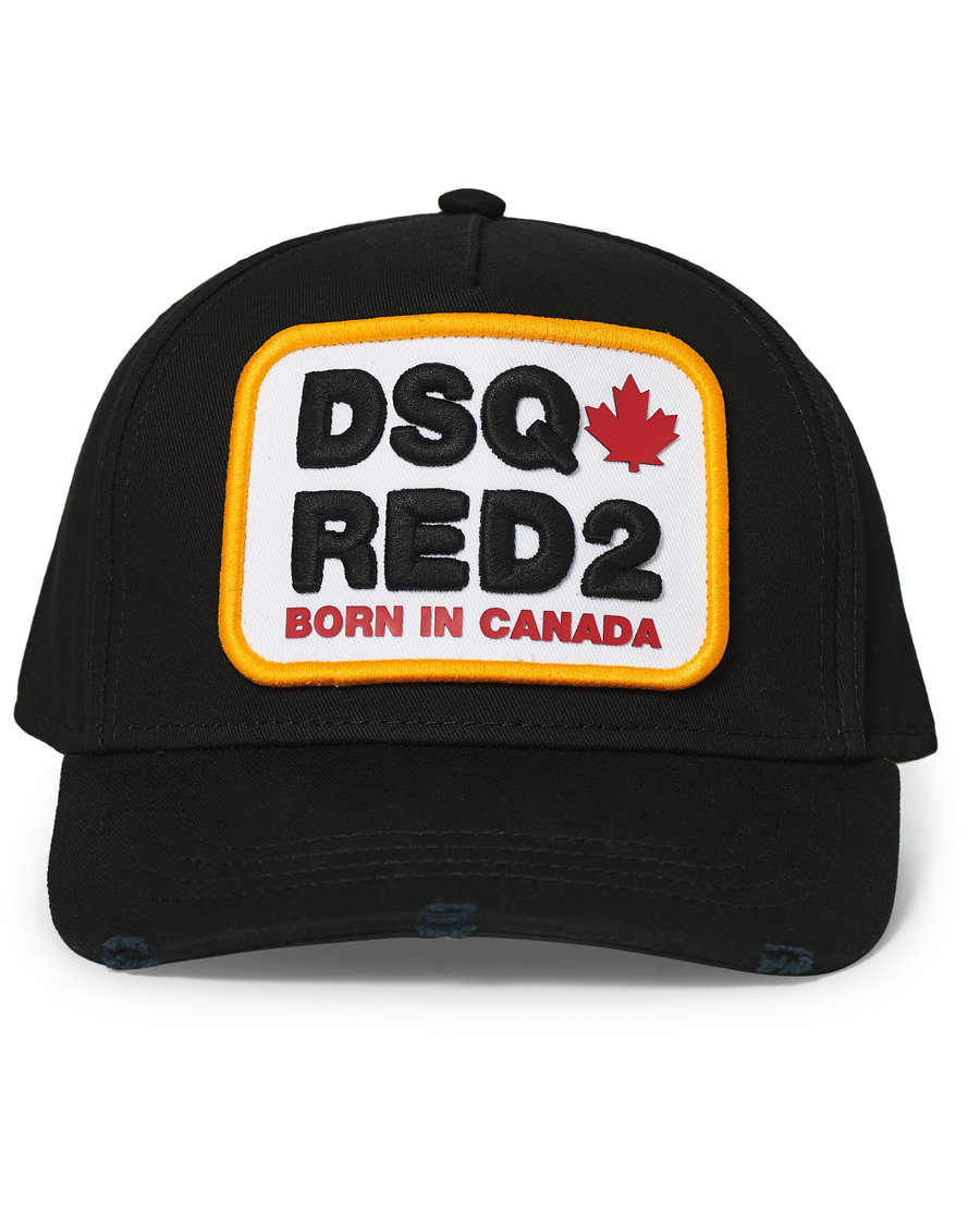 Herr | Dsquared2 Patch Baseball Cap Black | Dsquared2 | Patch Baseball Cap Black