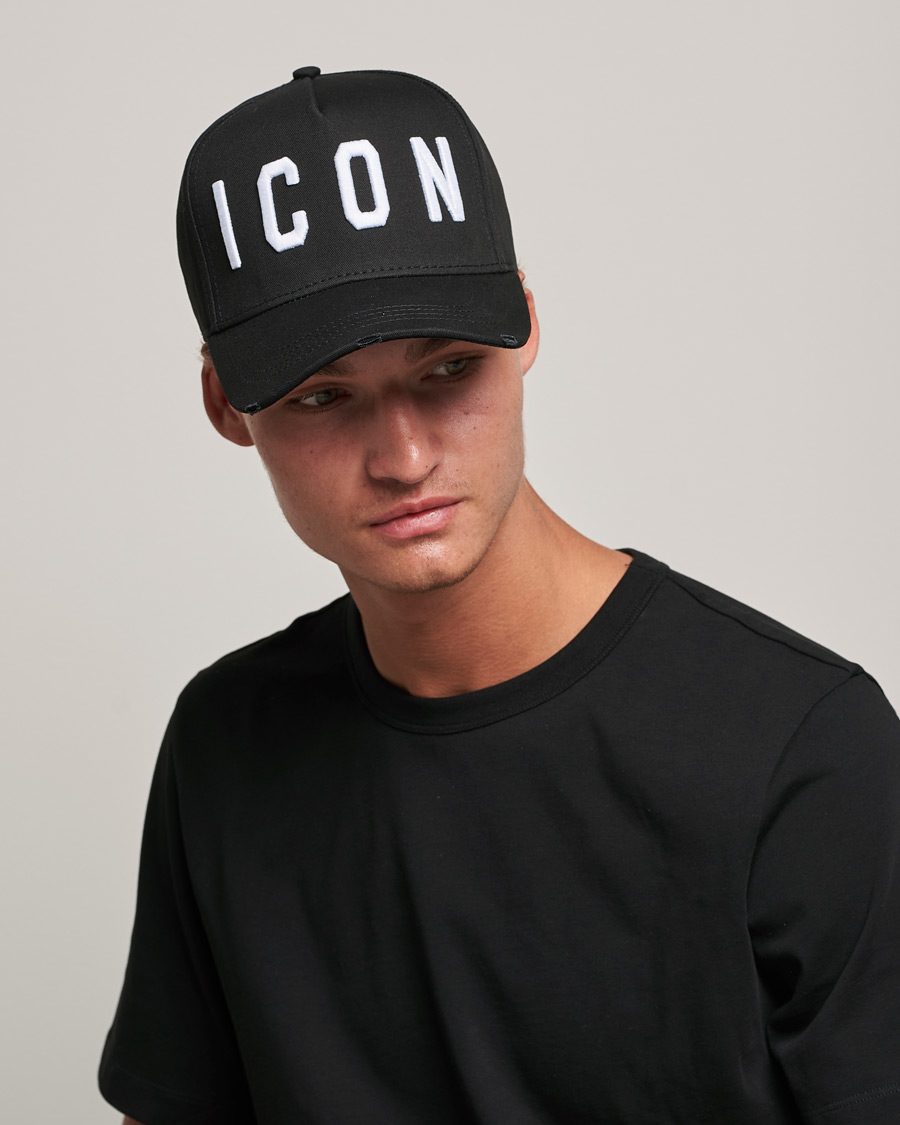 Herre | Caps | Dsquared2 | Icon Baseball Cap Black/White