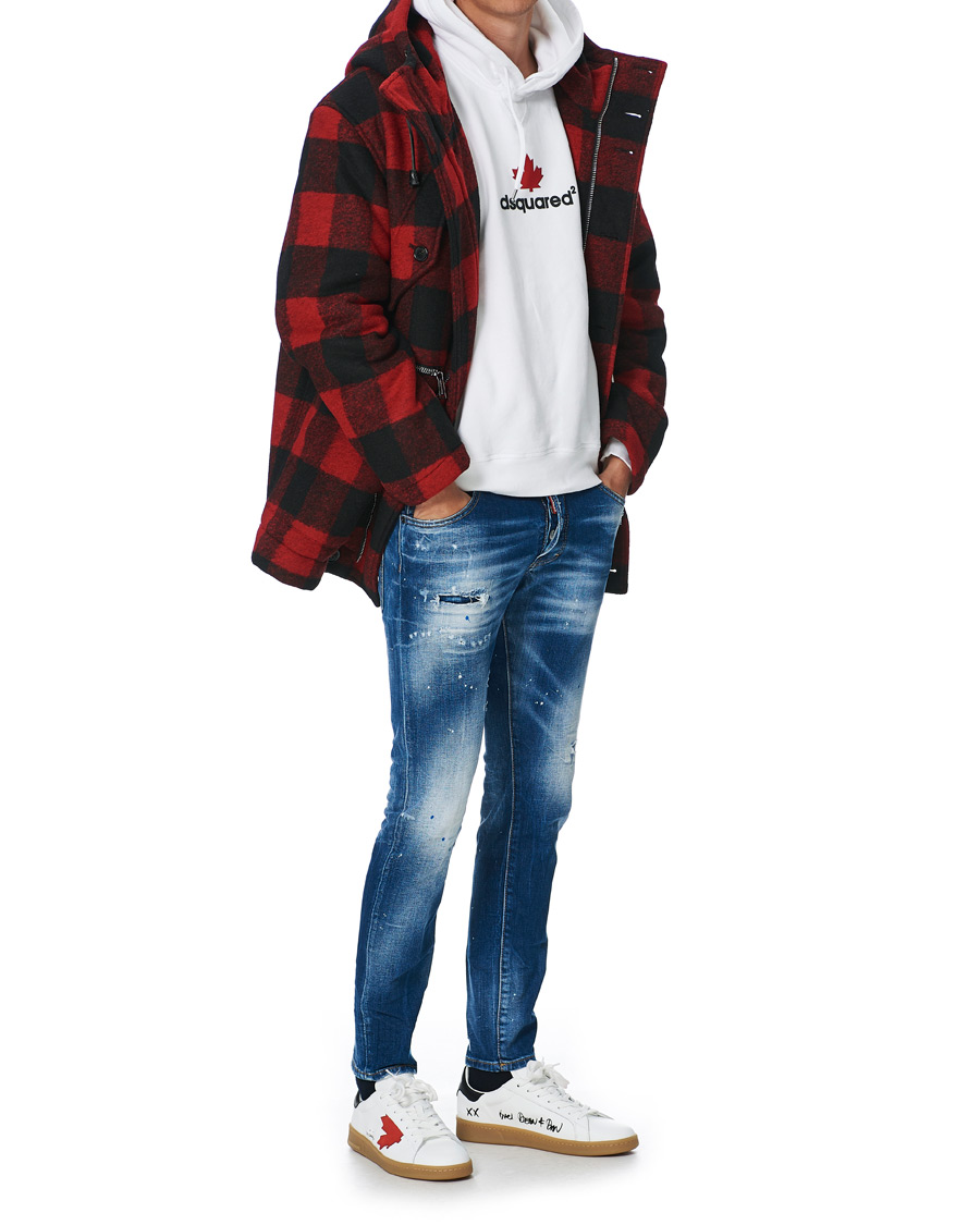 Herr | Dsquared2 The Canadian Leaf Sneaker White | Dsquared2 | The Canadian Leaf Sneaker White