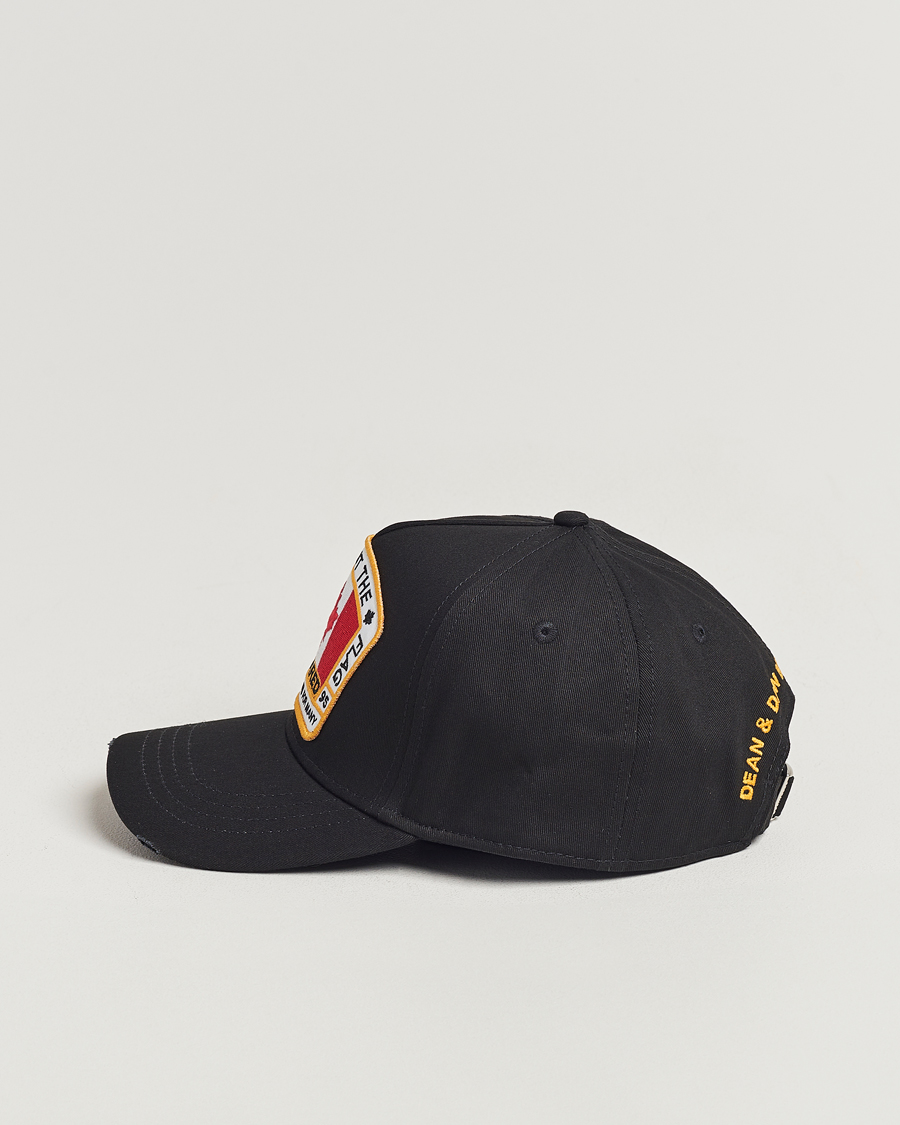 Herr | Dsquared2 Big Leaf Baseball Cap Black | Dsquared2 | Big Leaf Baseball Cap Black
