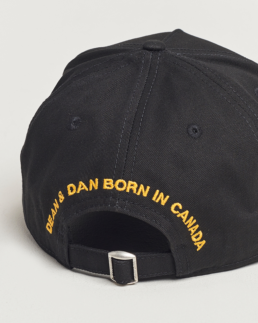 Herr | Dsquared2 Big Leaf Baseball Cap Black | Dsquared2 | Big Leaf Baseball Cap Black