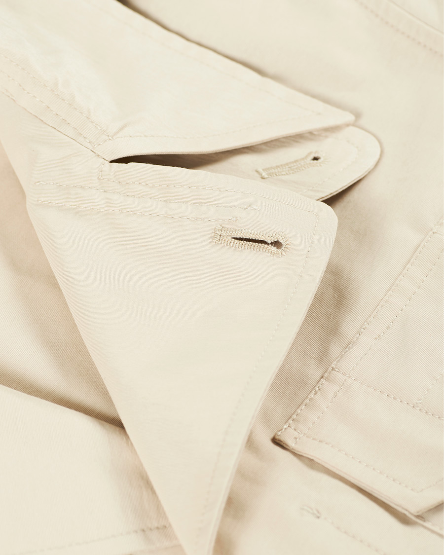 Herr | Jackor | Drake's | Cotton/Nylon Sport Jacket Ecru
