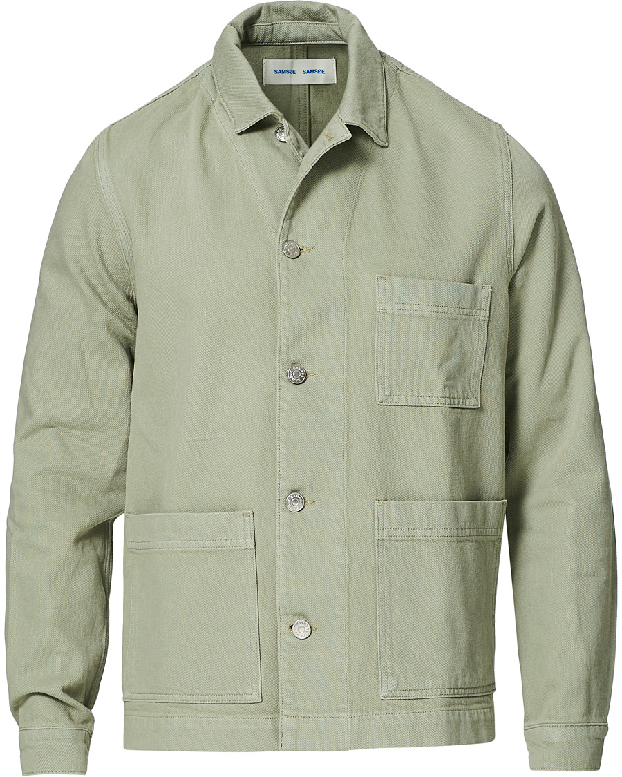 Herr | Skjortor | Samsøe Samsøe | Samsøe & Samsøe New Worker Jacket Seagrass