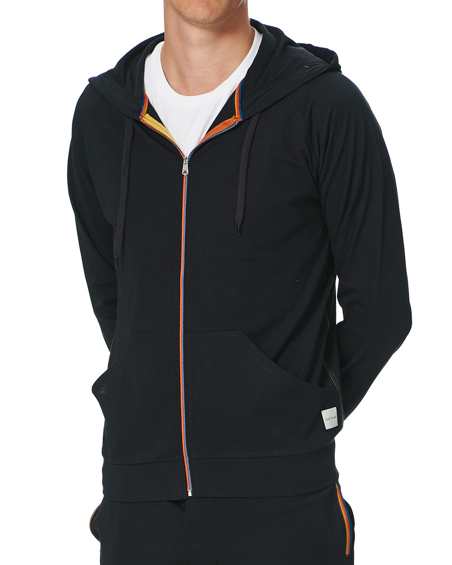 Herr | Paul Smith Tape Zip Hoodie Black | Paul Smith | Tape Zip Hoodie Black