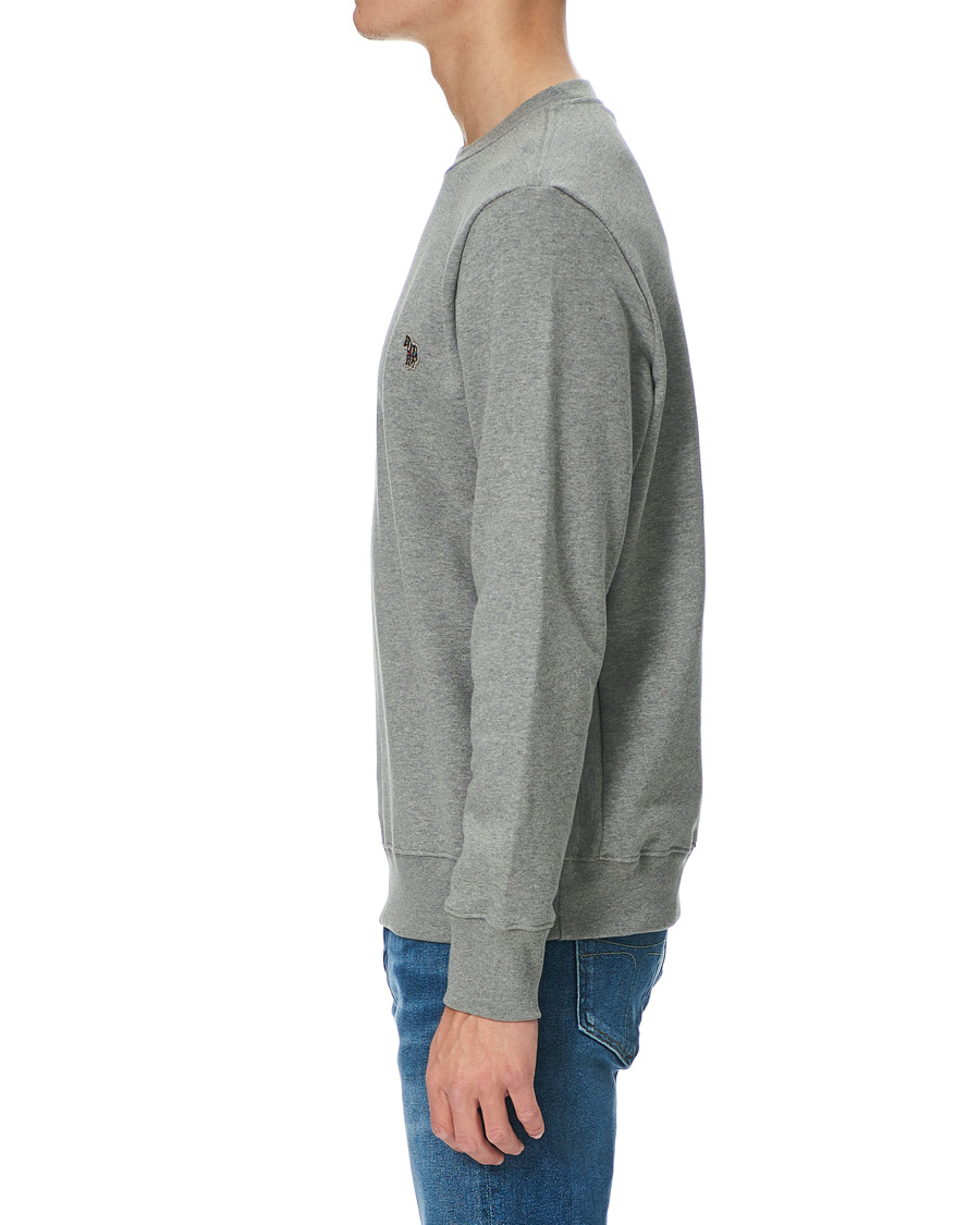 Herr | Tröjor | PS Paul Smith | Organic Cotton Zebra Sweatshirt Grey