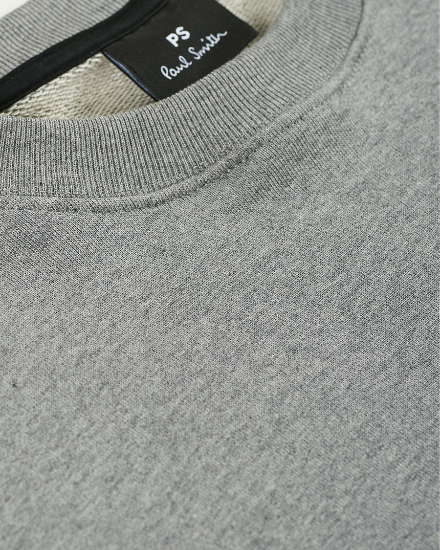 Herr | Tröjor | PS Paul Smith | Organic Cotton Zebra Sweatshirt Grey
