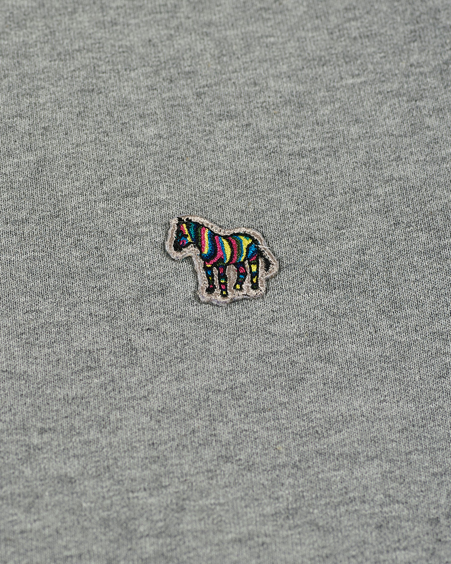 Herr | Tröjor | PS Paul Smith | Organic Cotton Zebra Sweatshirt Grey
