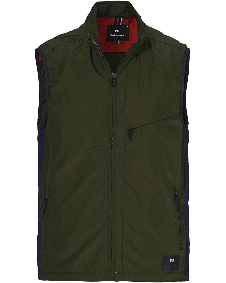 Herr | Jackor | PS Paul Smith | Nylon Gilet Olive