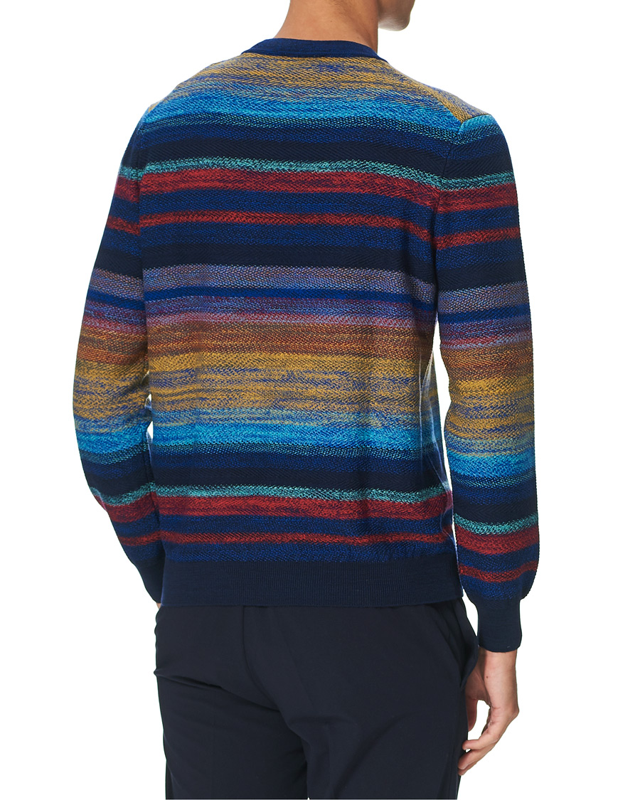 Herr | Tröjor | Missoni | Striped Knitted Sweater Multicolor