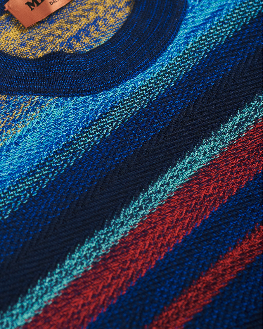 Herr | Tröjor | Missoni | Striped Knitted Sweater Multicolor