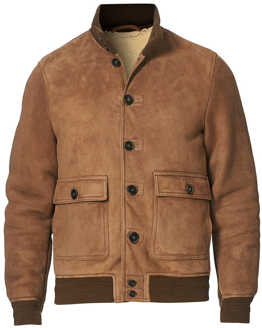Herr | Jackor | Valstar | Shearling Valstarino Jacket Dark Brown