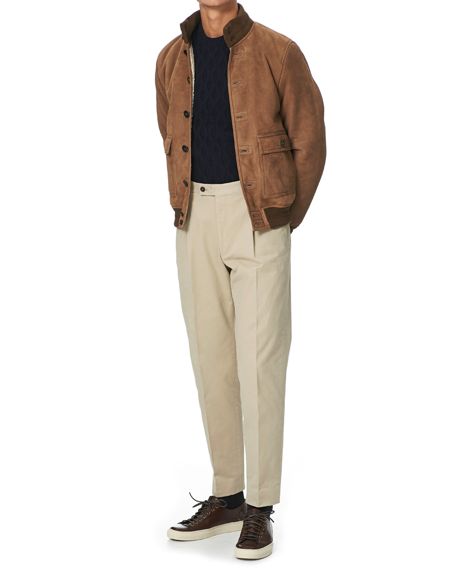 Herr | Jackor | Valstar | Shearling Valstarino Jacket Dark Brown