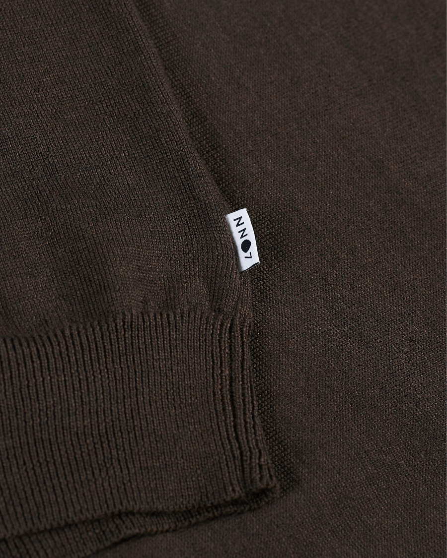 Herr | Tröjor | NN07 | Ted Merino Crew Neck Pullover Brown