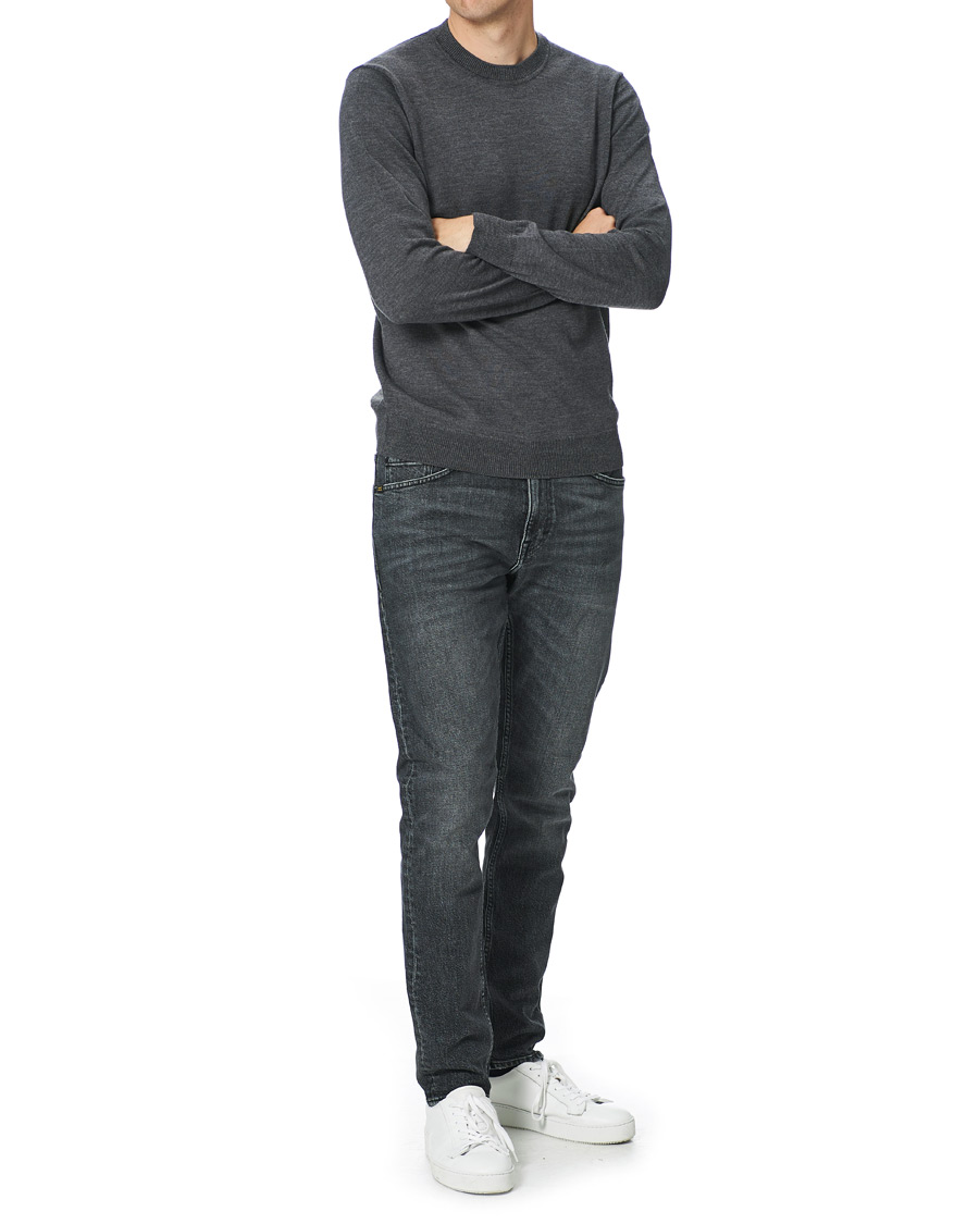Herr | Tröjor | NN07 | Ted Merino Crew Neck Pullover Antracite