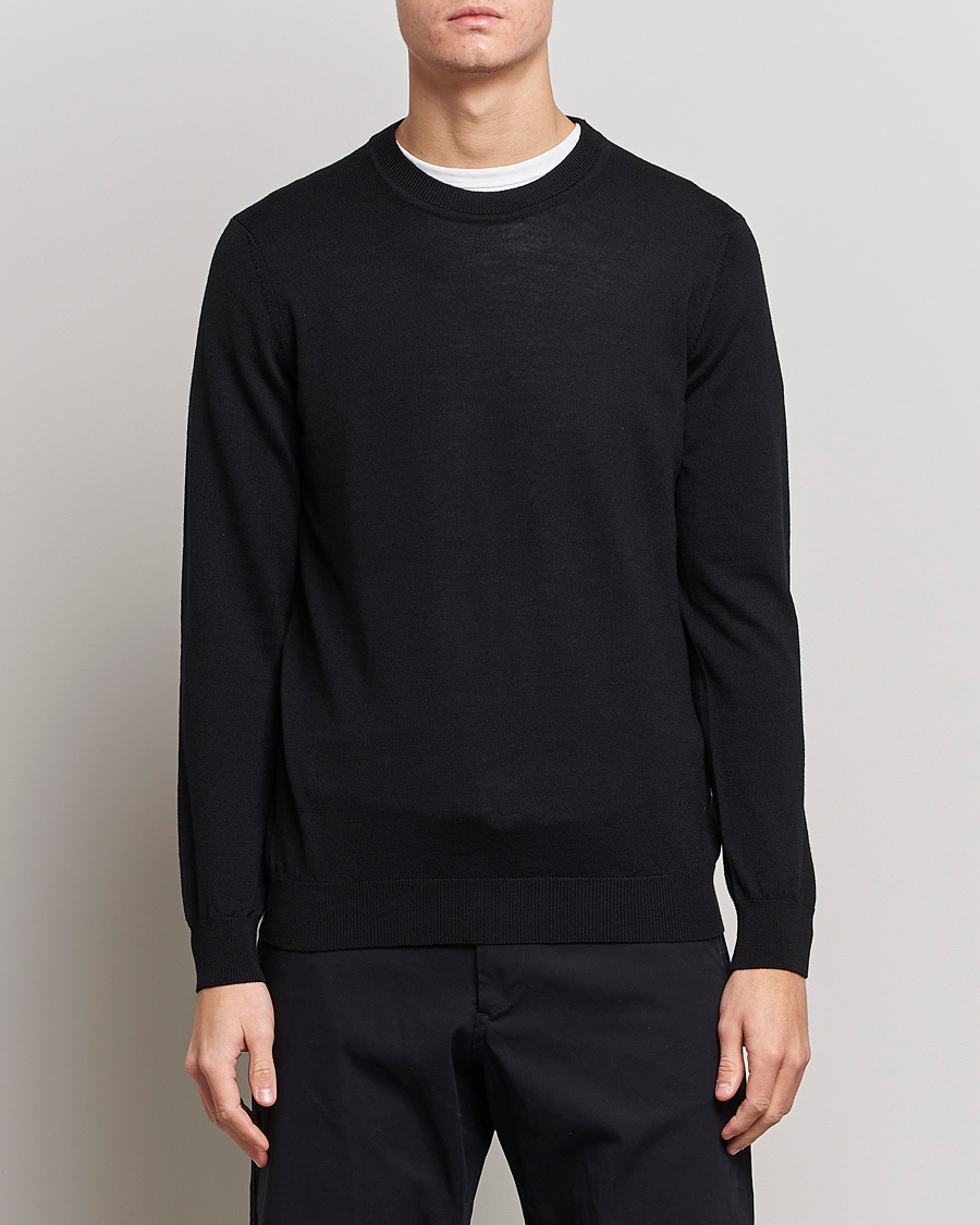 Herr |  | NN07 | Ted Merino Crew Neck Pullover Black