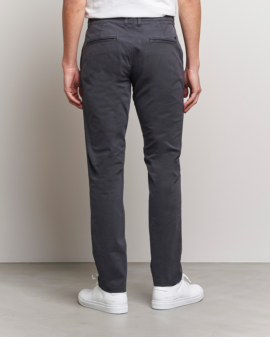 Herr | Byxor | NN07 | Marco Slim Fit Stretch Chinos Concrete