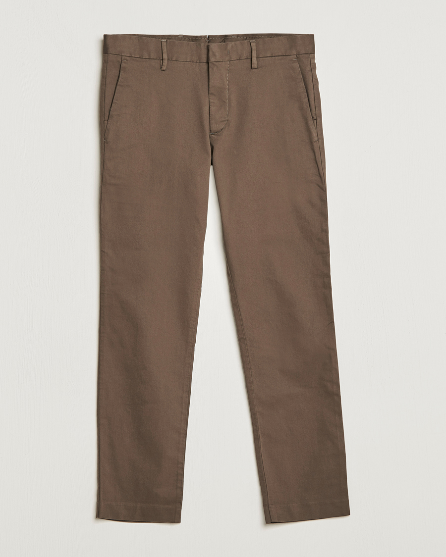 Herr | Byxor | NN07 | Theo Regular Fit Stretch Chinos Clay
