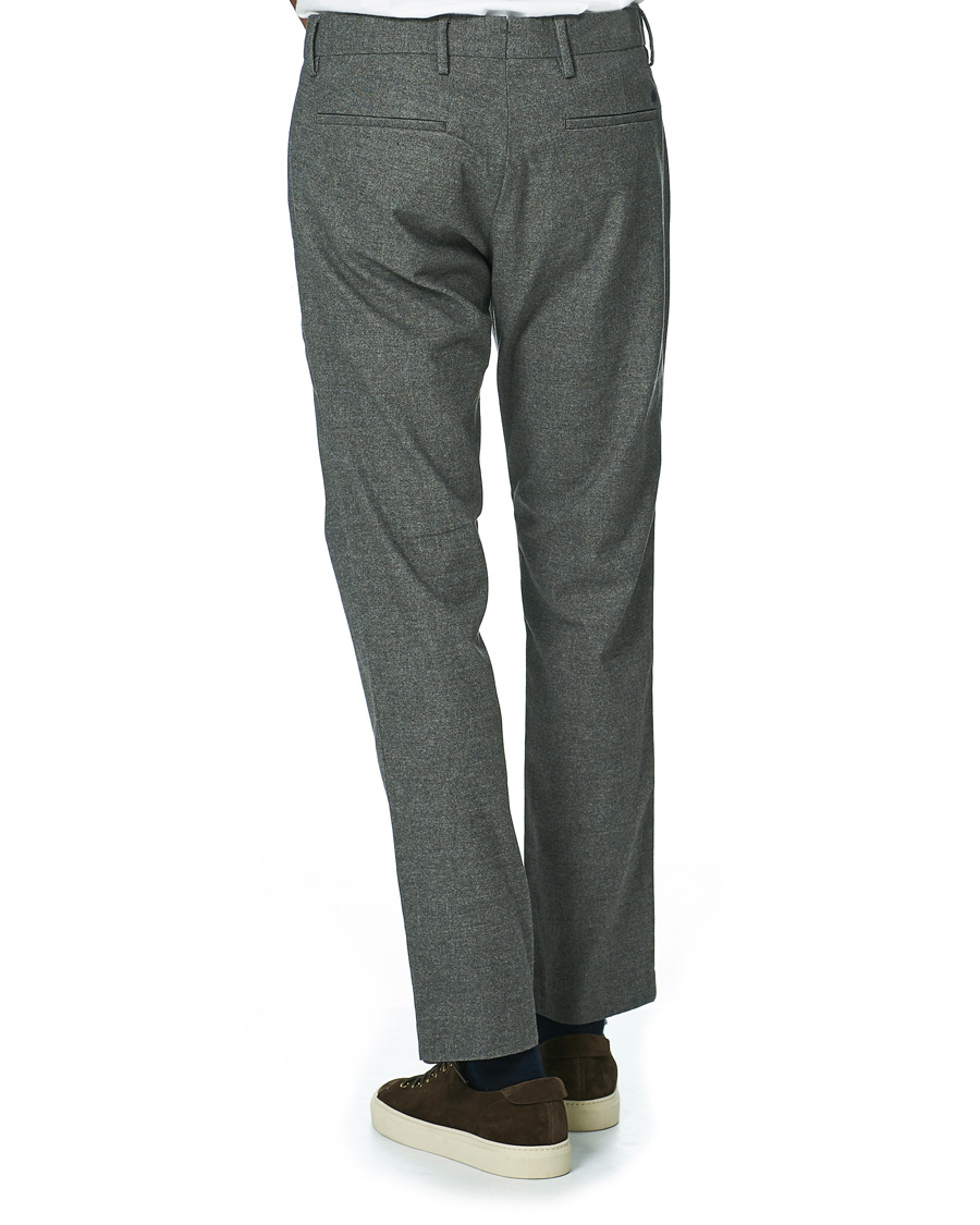 Herr | Byxor | NN07 | Theo Regular Fit Brushed Cotton Chinos Grey