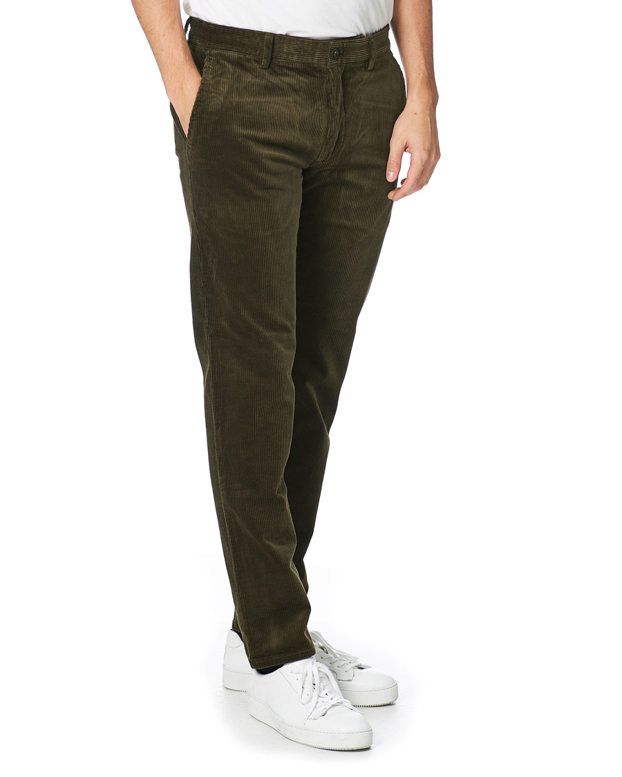 Herr | Byxor | NN07 | Karl Regular Fit Corduroy Trousers Clay W29L32