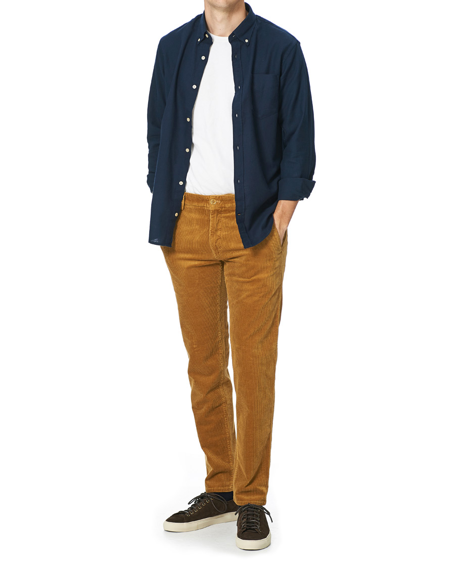 Herr | Byxor | NN07 | Karl Regular Fit Corduroy Trousers Camel