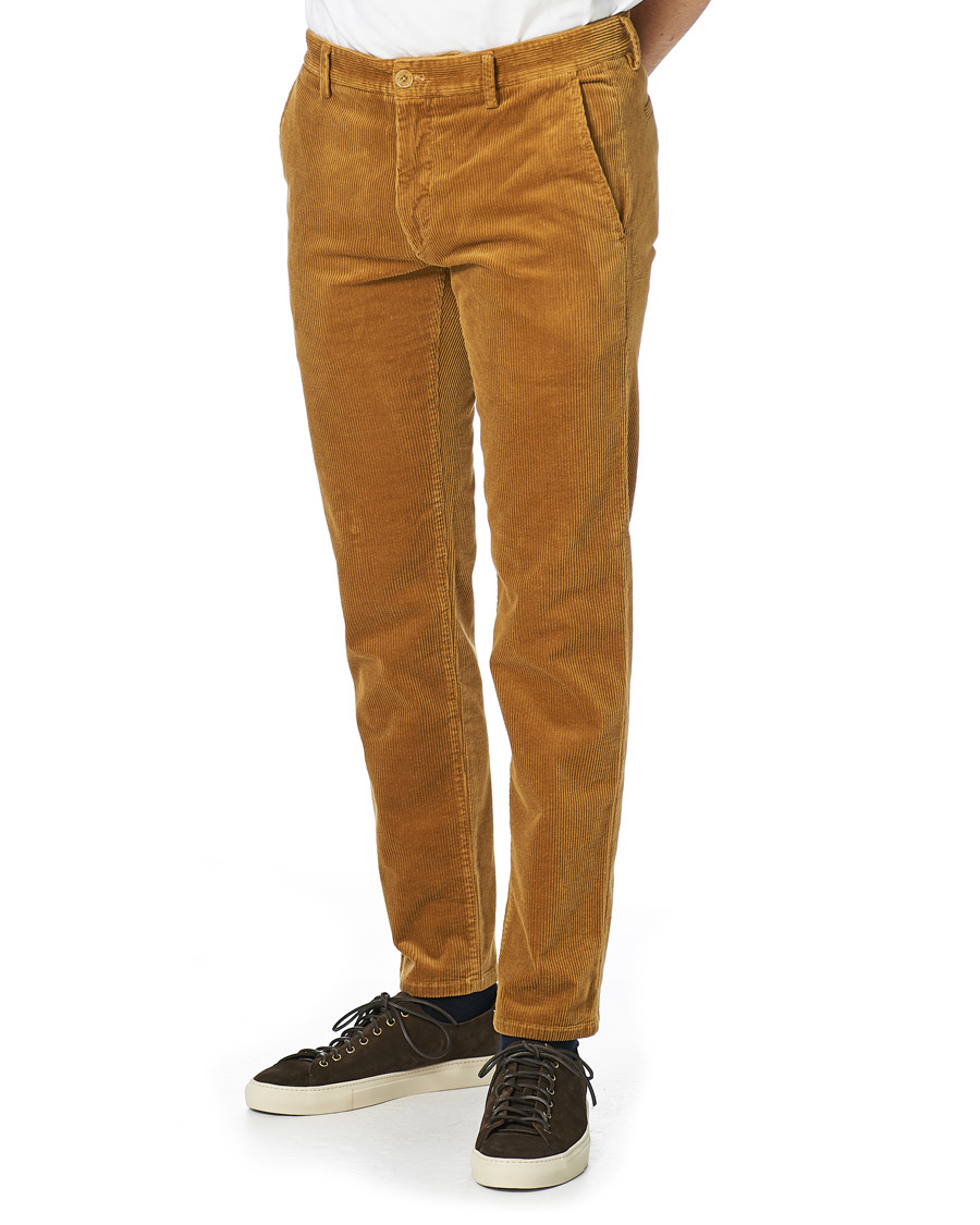 Herr | Byxor | NN07 | Karl Regular Fit Corduroy Trousers Camel