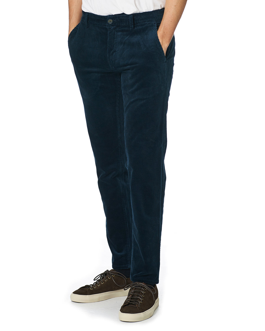 Herr | Byxor | NN07 | Karl Regular Fit Corduroy Trousers Ocean