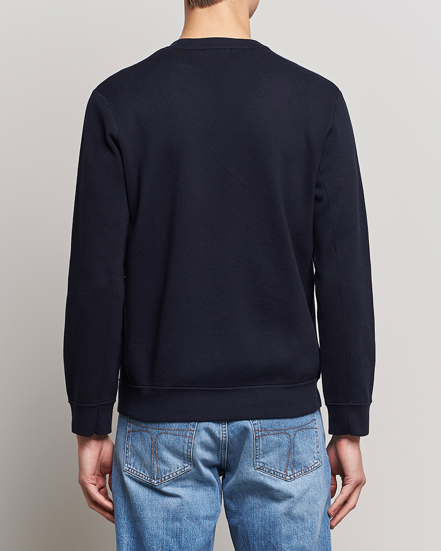 Herr | Tröjor | NN07 | Luis Cotton/Modal Pullover Navy Blue