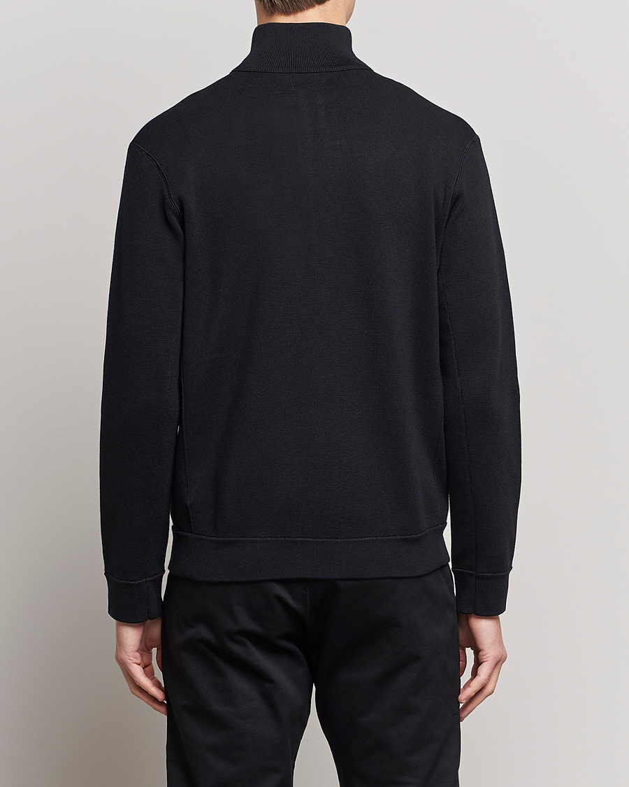 Herr | Tröjor | NN07 | Luis Knitted Full-Zip Sweater Black