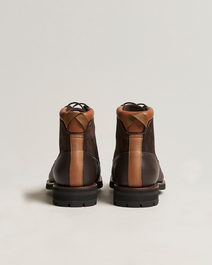 Herr | Heschung Raphia Leather/Suede Boot Moro/Coffee | Heschung | Raphia Leather/Suede Boot Moro/Coffee