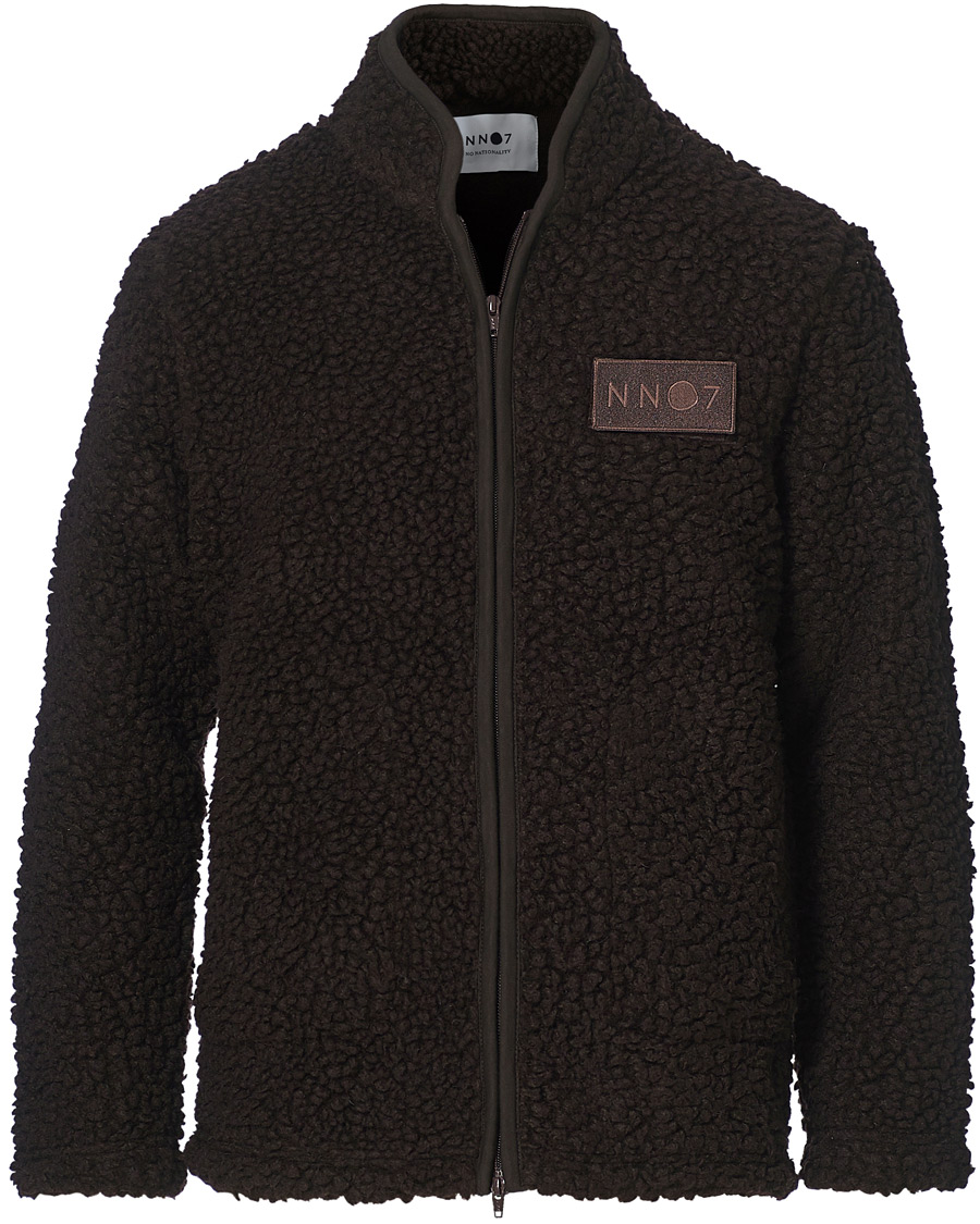 Herr | Tröjor | NN07 | Morten Fleece Full Zip Brown