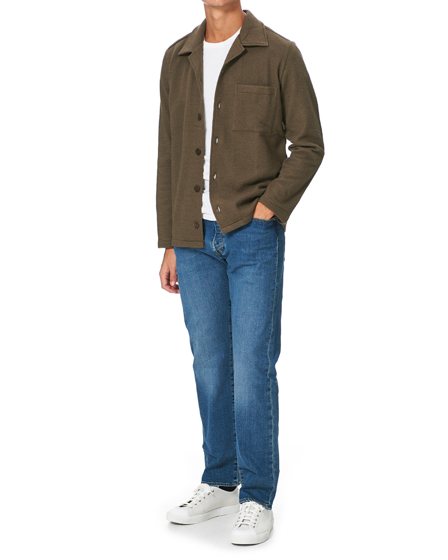 Herr | Skjortor | NN07 | Miyagi Boiled Wool Overshirt Clay