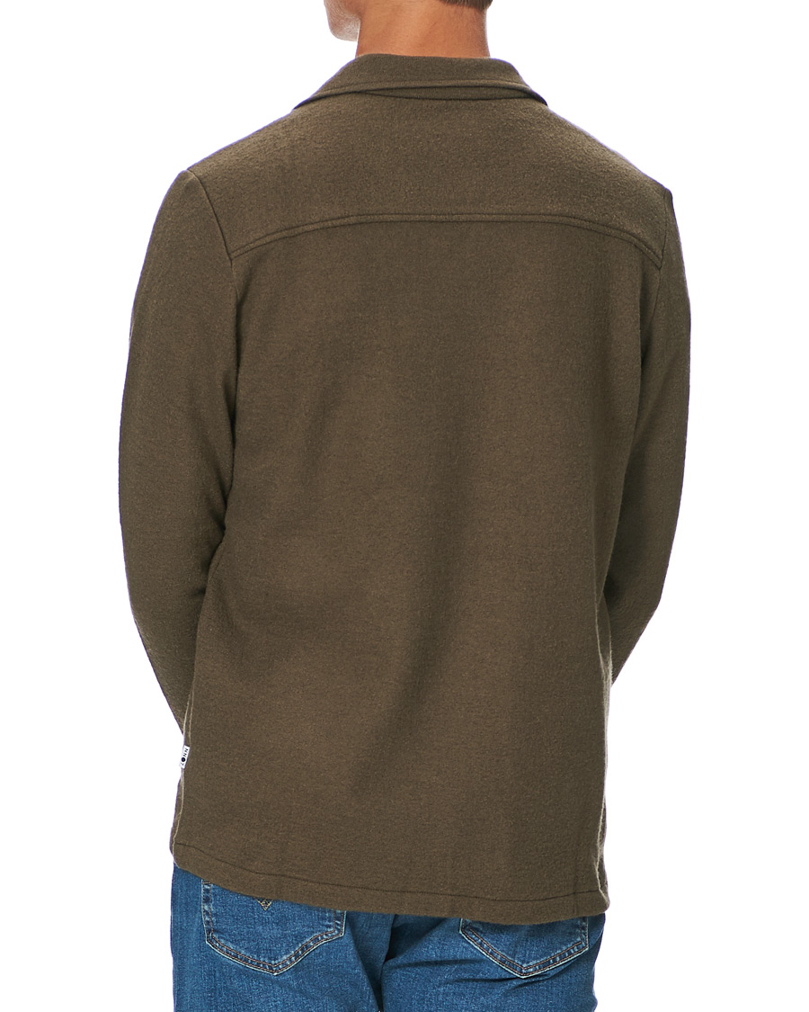Herr | Skjortor | NN07 | Miyagi Boiled Wool Overshirt Clay