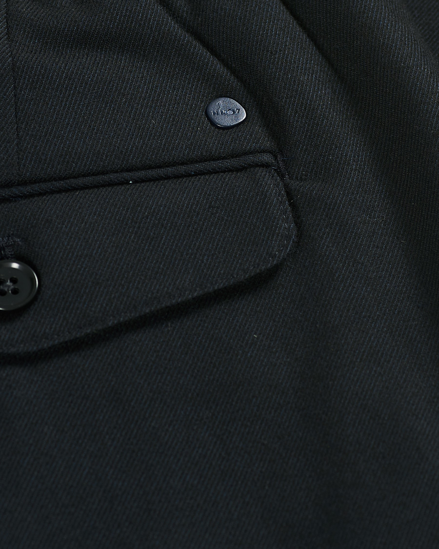 Herr | Byxor | NN07 | Foss Brushed Drawstring Pants Navy Blue