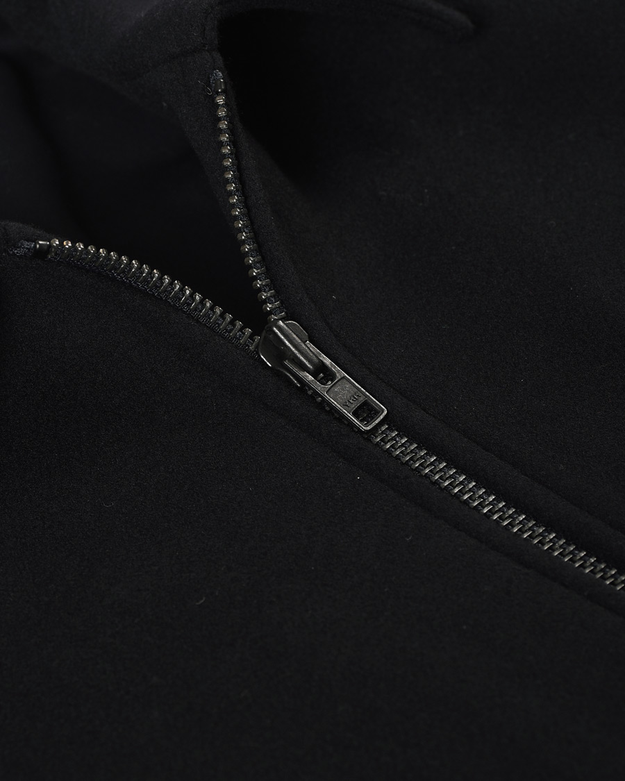 Herr | Jackor | NN07 | Gael Wool Flight Jacket Navy Blue