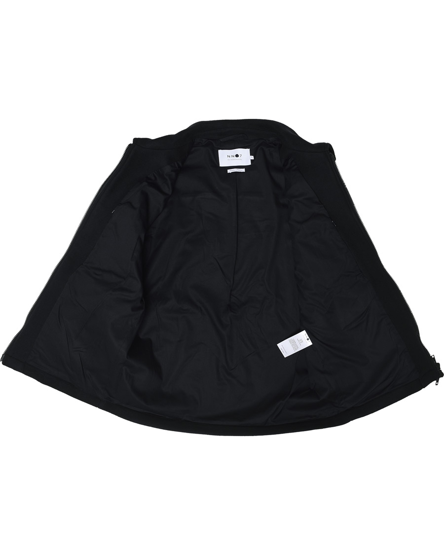 Herr | Jackor | NN07 | Gael Wool Flight Jacket Navy Blue