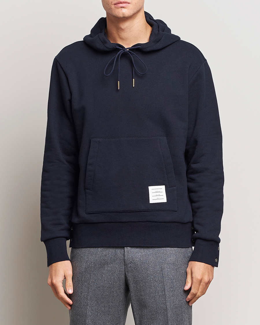Herr | Thom Browne | Thom Browne | Back Stripe Hoodie Navy