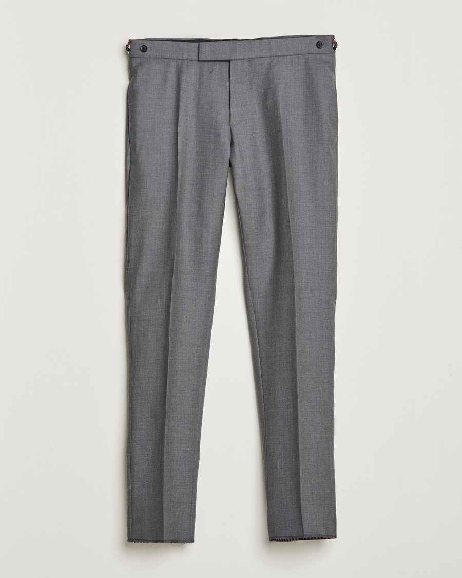 Herr | Byxor | Thom Browne | Super 120s Wool Trousers Medium Grey