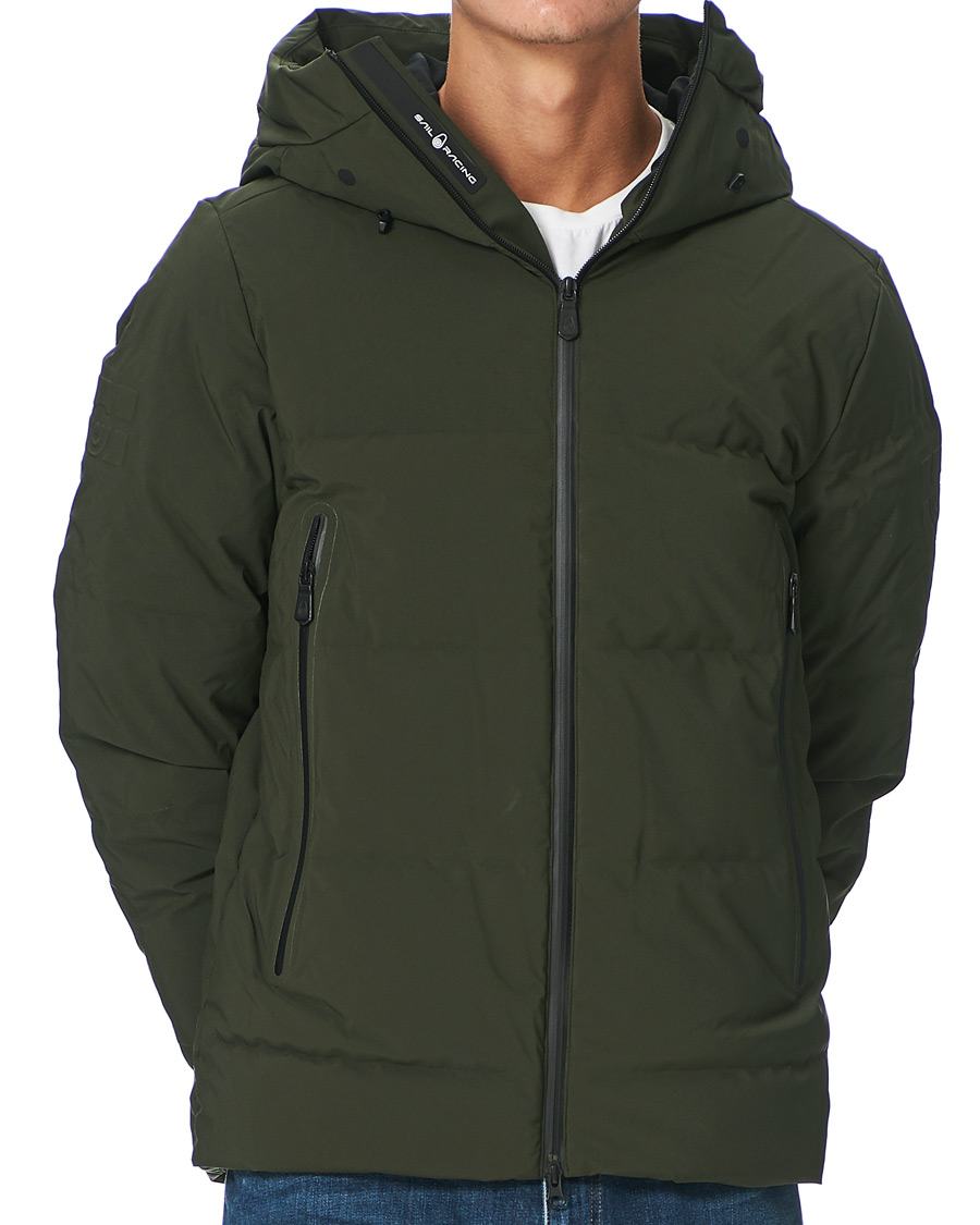 Herr | Jackor | Sail Racing | Race Welded Down Hood Dark Forest