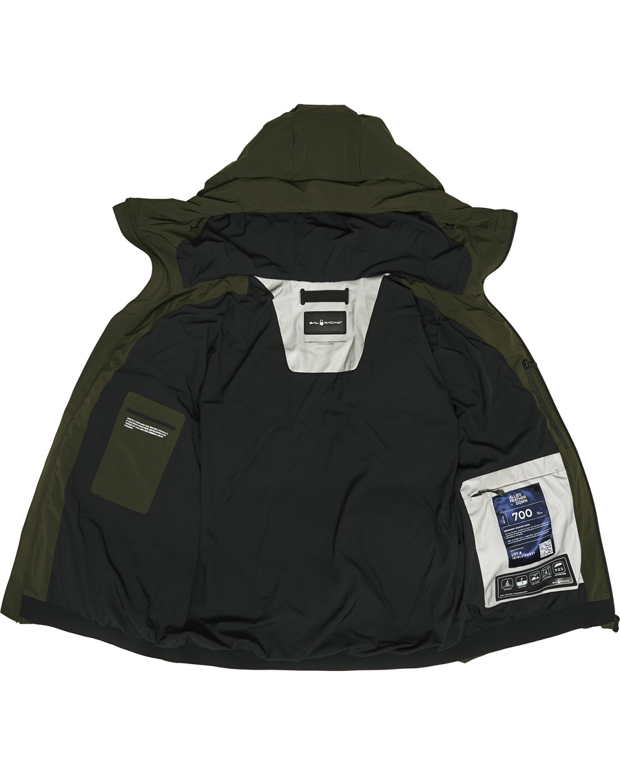 Herr | Jackor | Sail Racing | Race Welded Down Hood Dark Forest