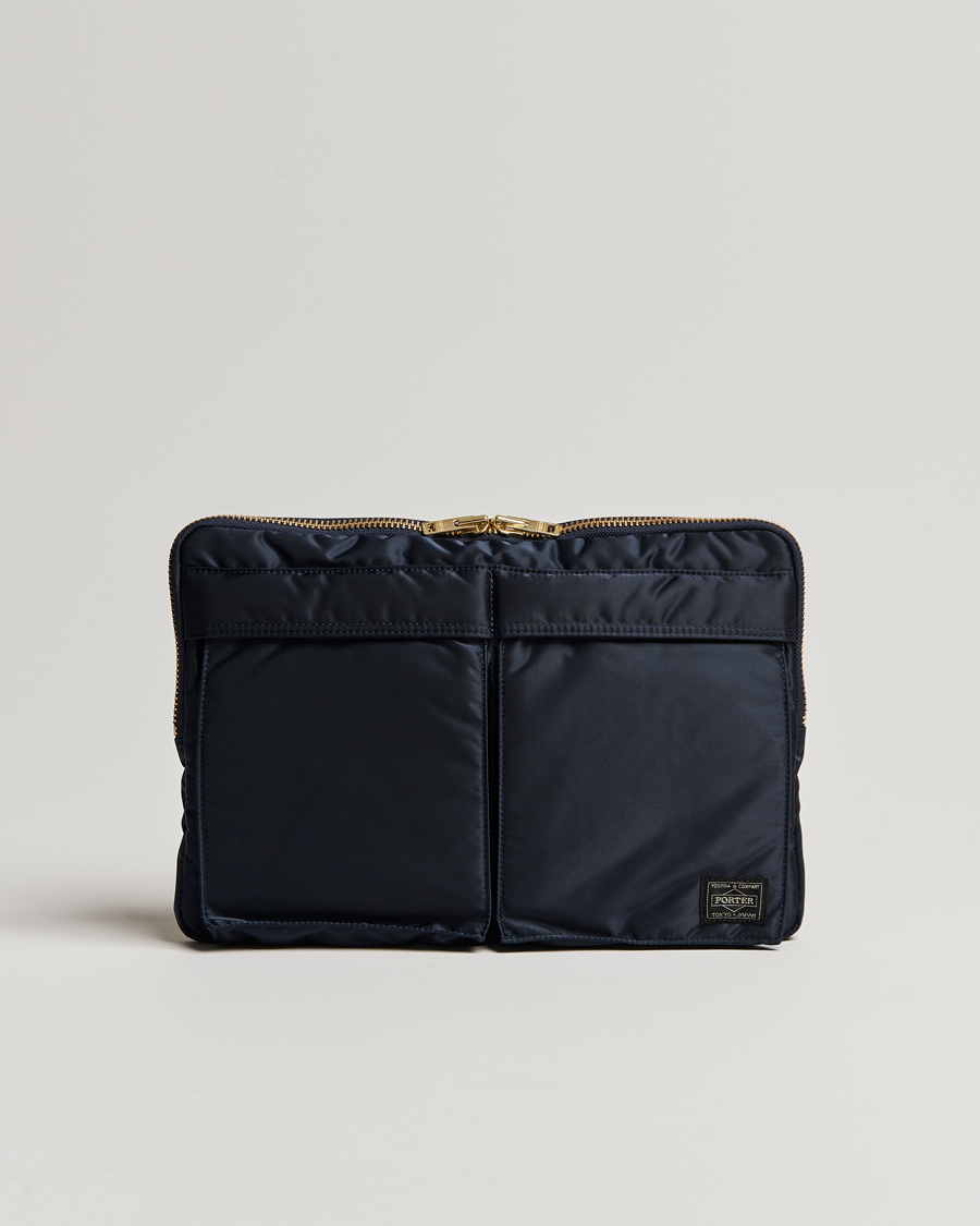 Herr | Porter-Yoshida & Co. Tanker Document Case Iron Blue | Porter-Yoshida & Co. | Tanker Document Case Iron Blue